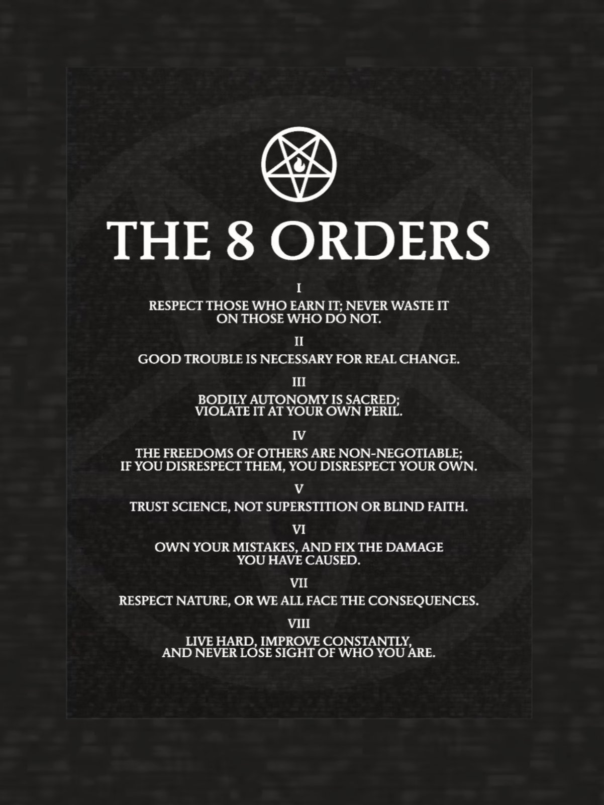The 8 Orders - Poster product image (1)