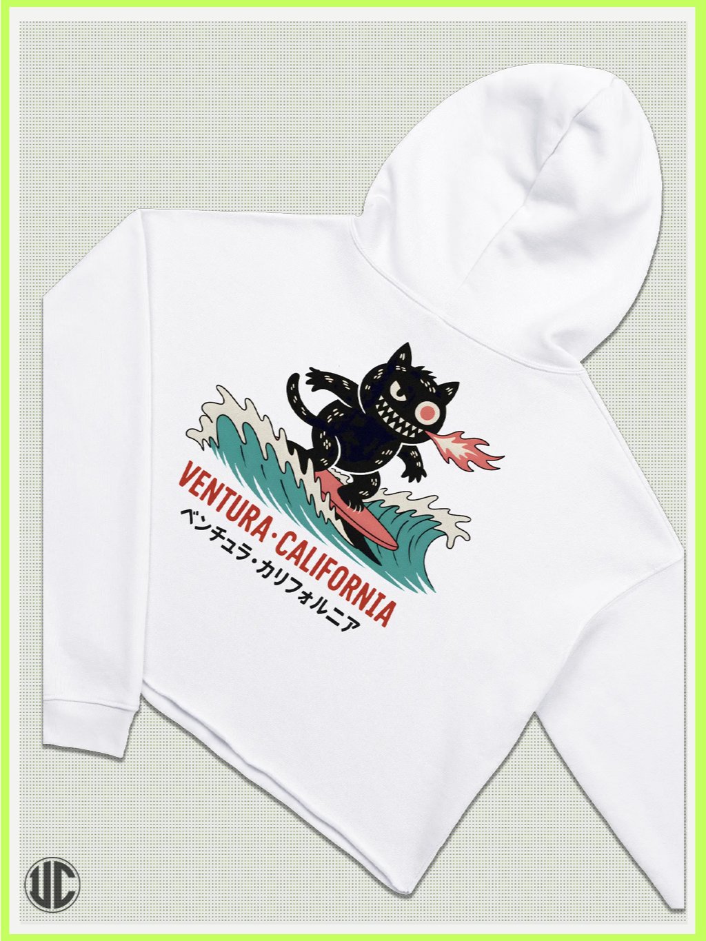 UnkoCon – Ventura CA Surfer Crop Hoodie product image (4)