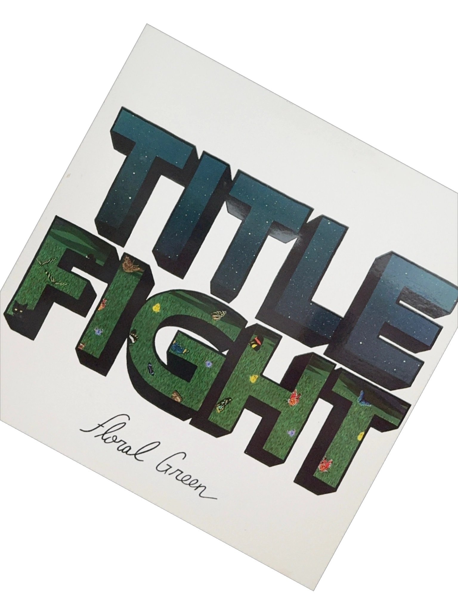 Title Fight - Floral Green Sticker product image (6)