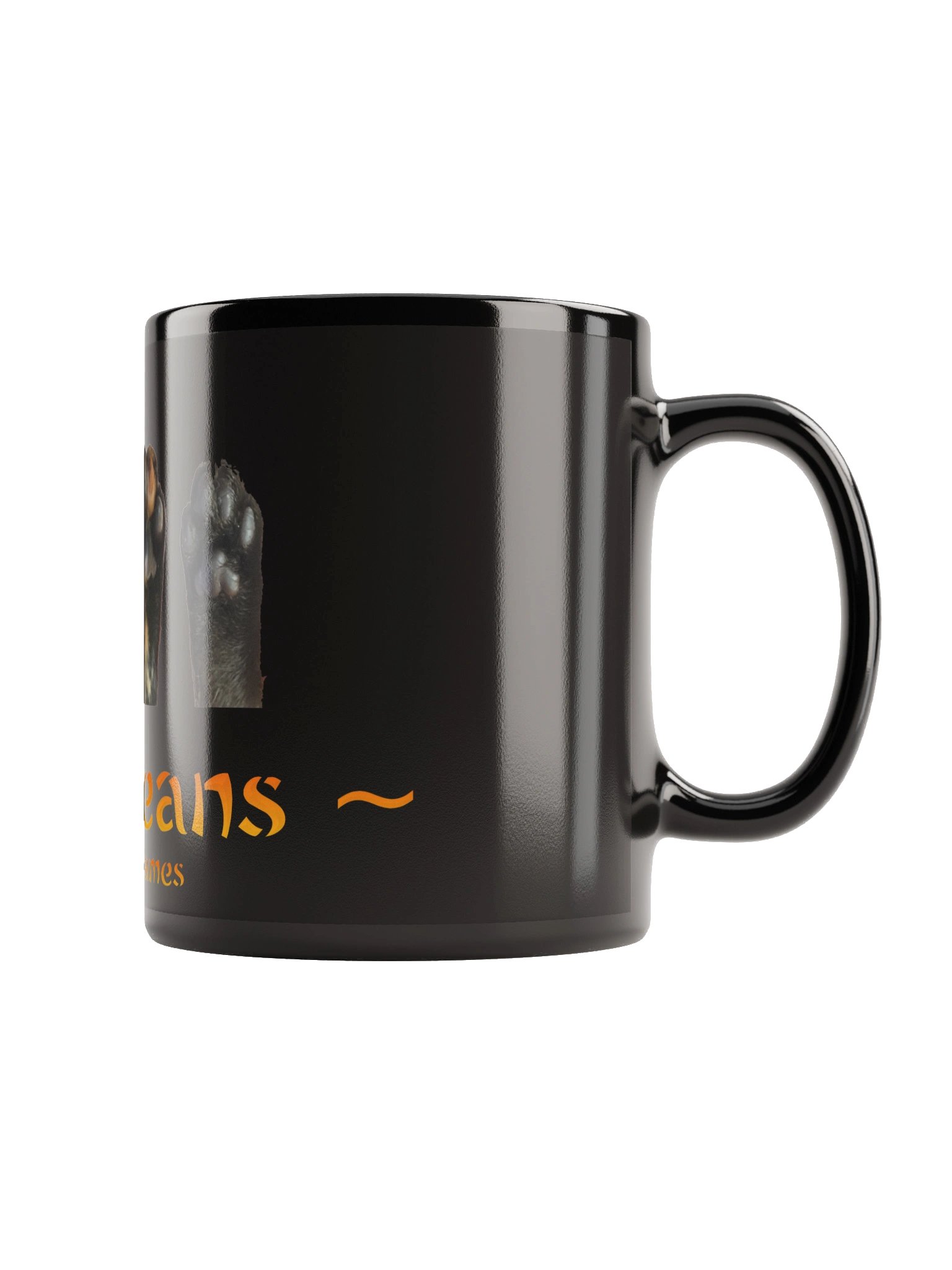 Toe Beans Mug Black product image (2)
