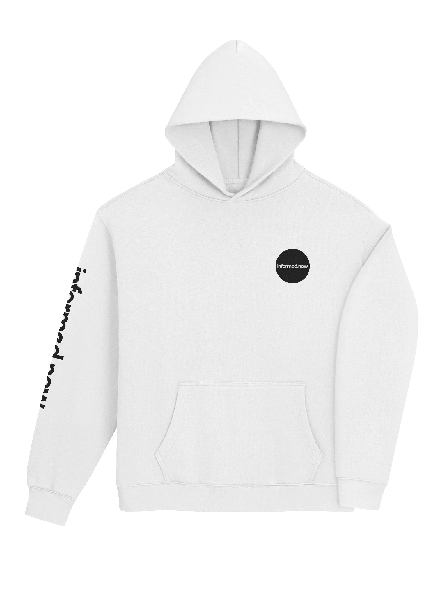 informed.now Unisex Premium Oversized Hoodie (Black) product image (8)