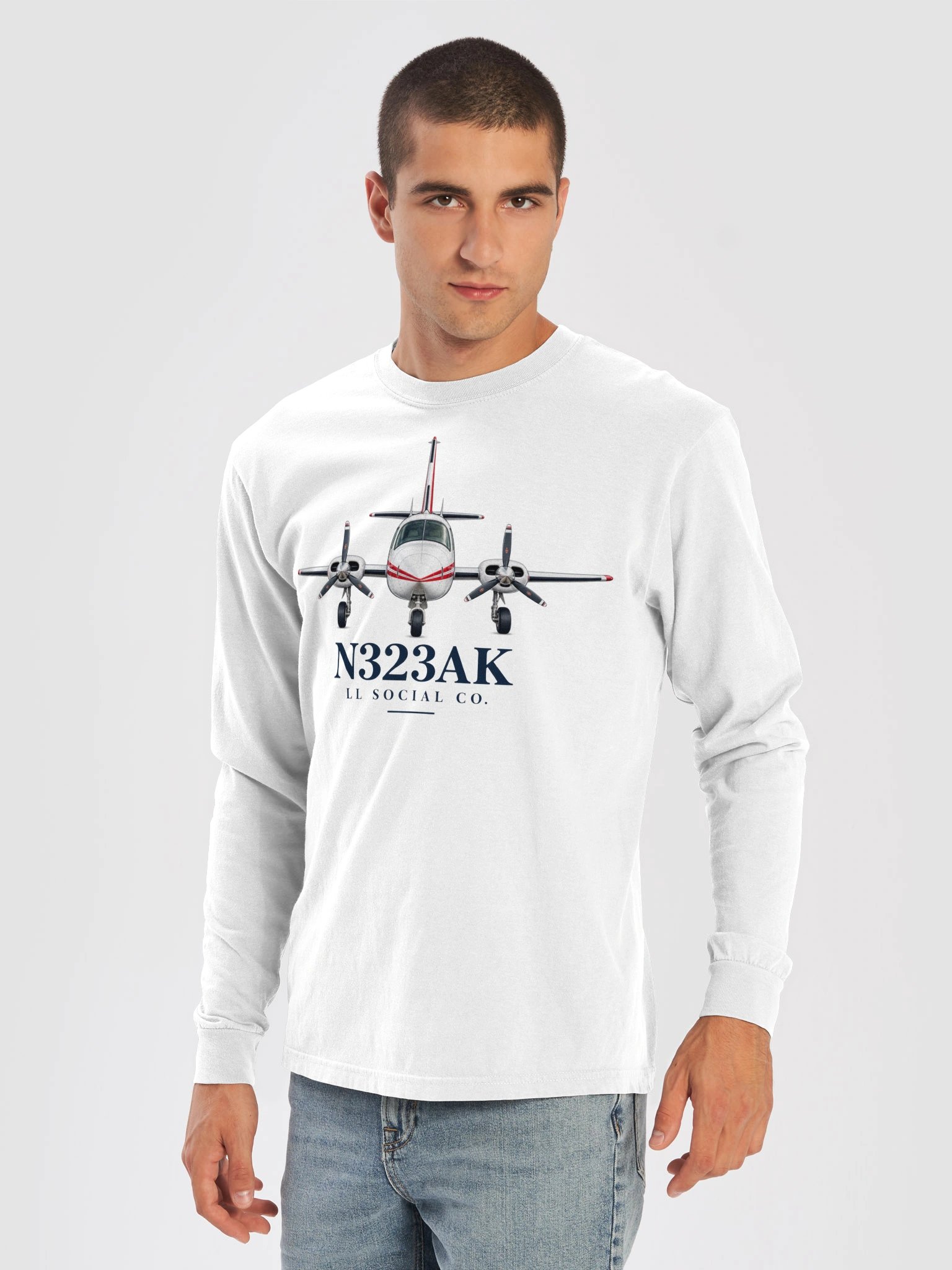 LL Social Co. N323AK Aerostar Long Sleeve product image (17)