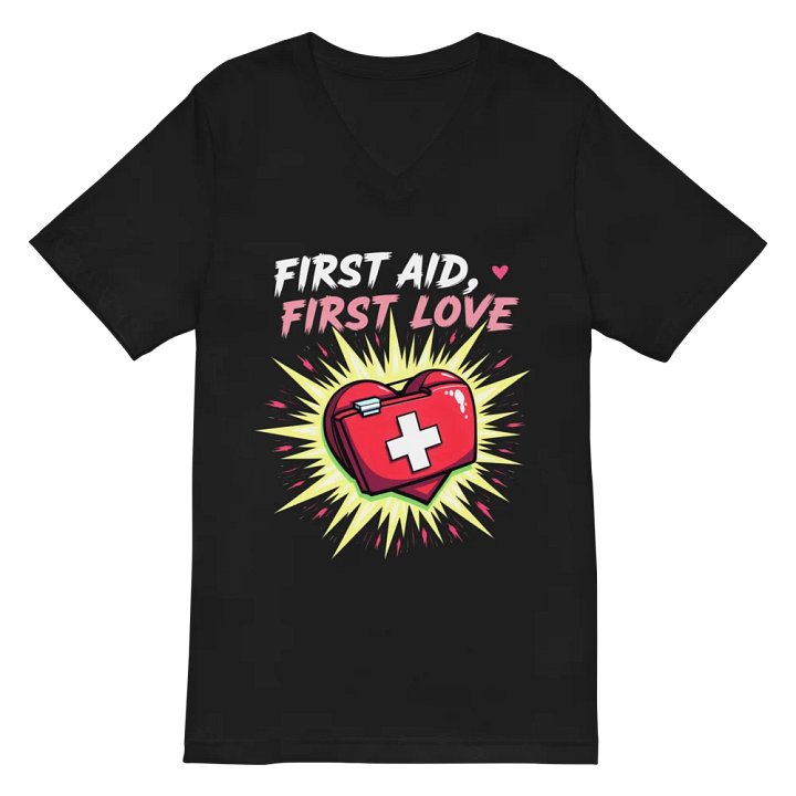 Love First Aid Heart Kit V-Neck Tee product image (2)