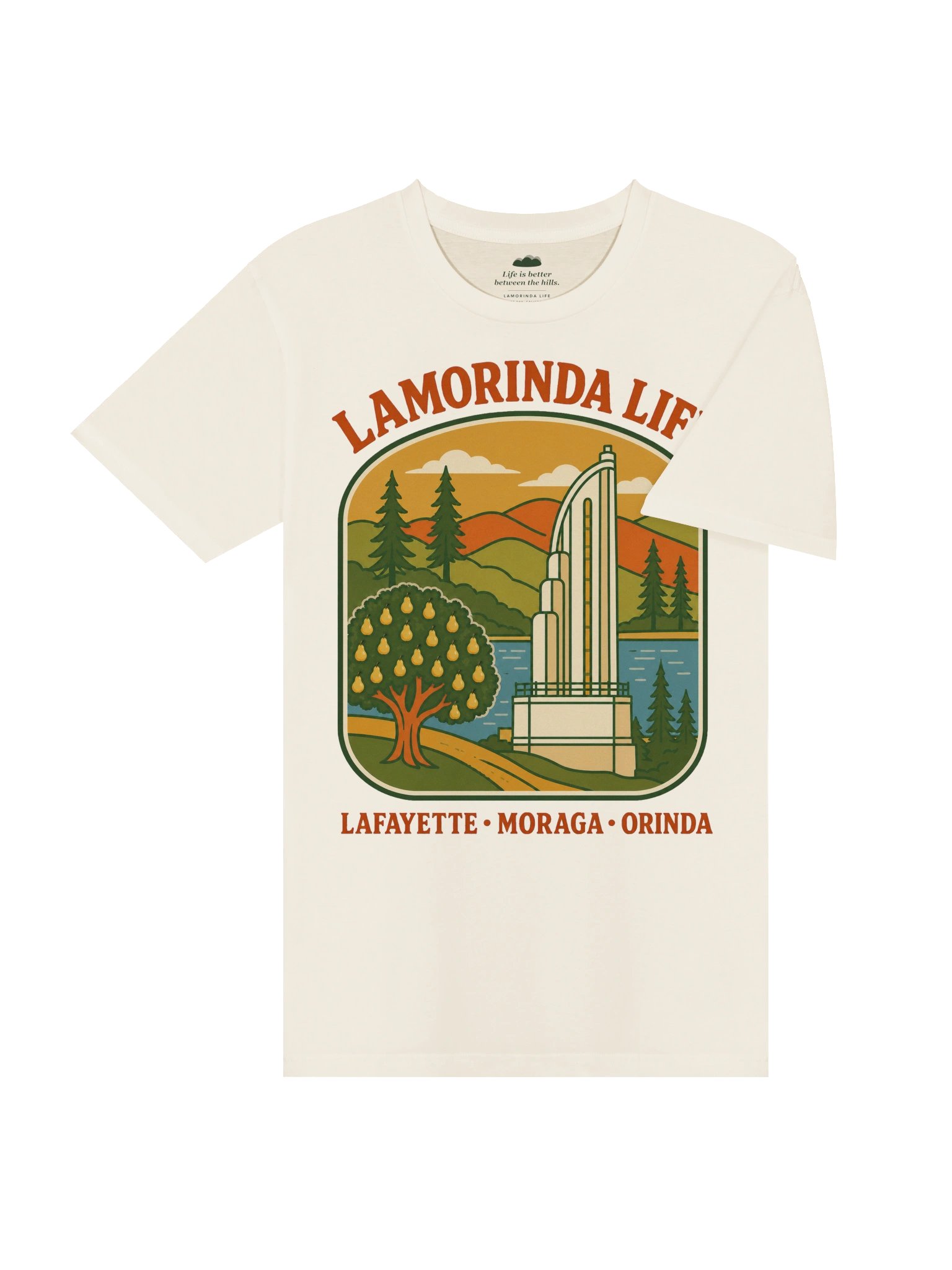 Lamorinda Life Three Towns Graphic T-Shirt product image (5)