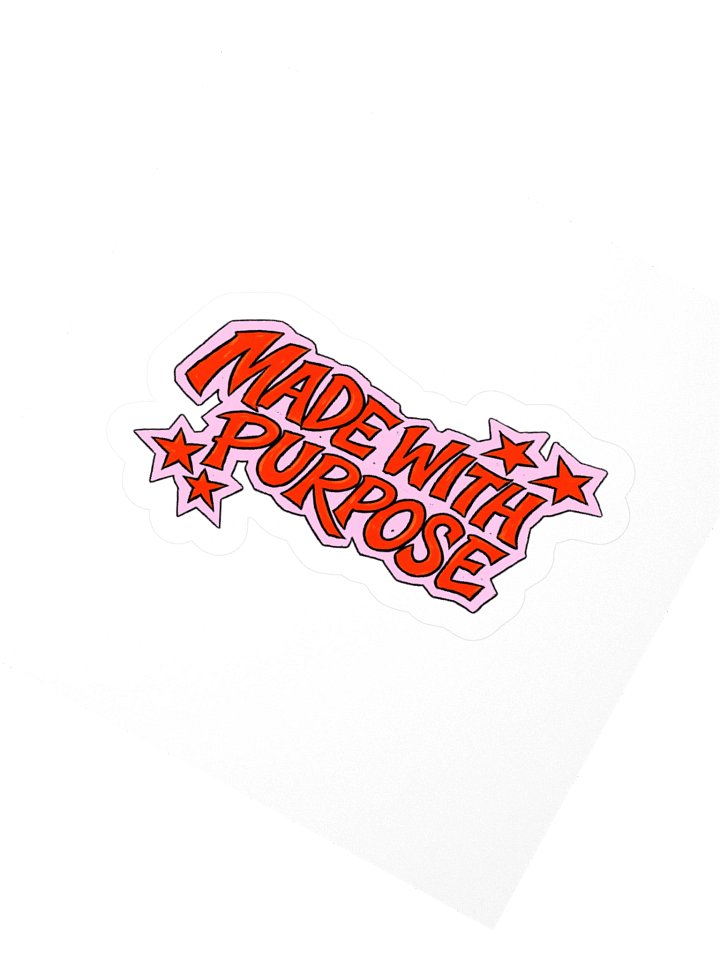 Made with Purpose Kiss-Cut Stickers product image (5)