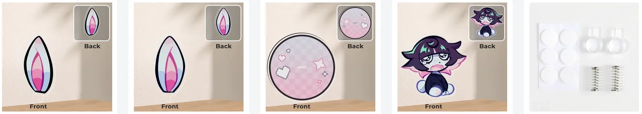 Delulu Ear Flick Standee (INTERACTIVE) product image (3)
