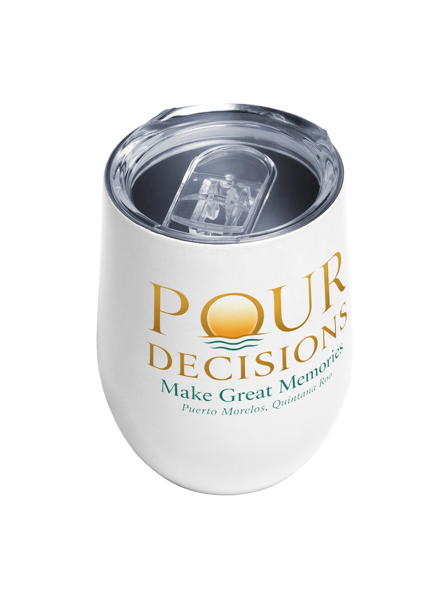 Pour Decisions Make Great Memories Wine Tumbler product image (4)