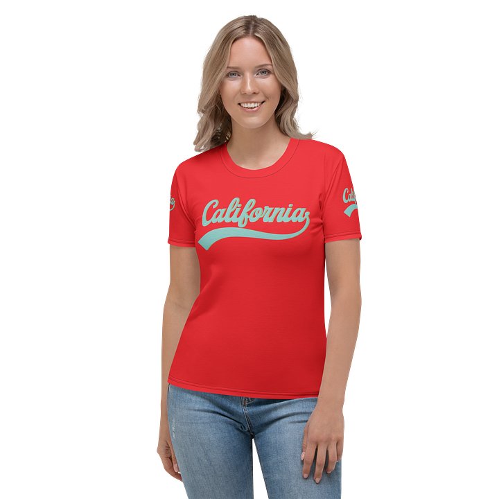 California Script Women’s Crew Neck T-Shirt product image (1)