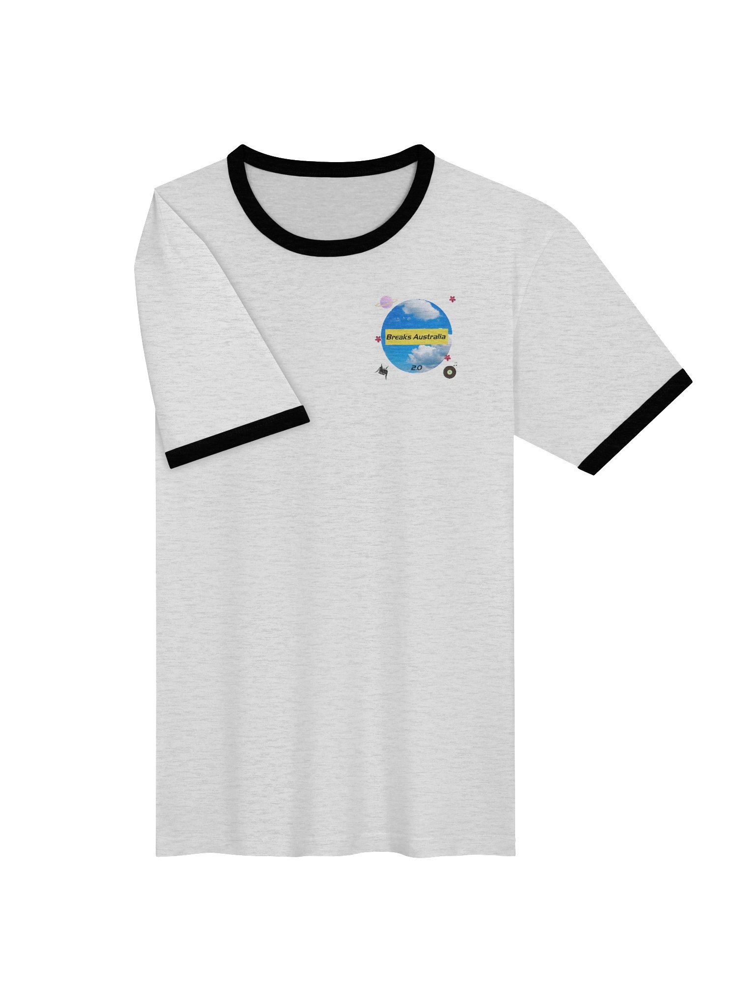 Breaks Australia 2.0 Unisex Ringer Tee product image (13)