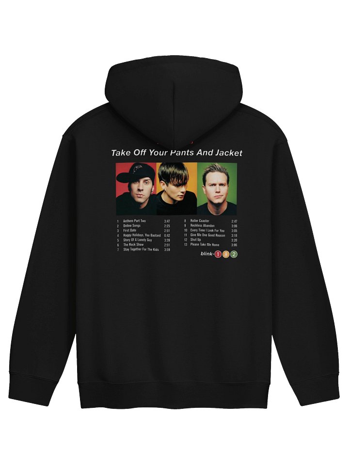 PLEASURES x Blink-182 Tracklist Photo Hoodie product image (2)