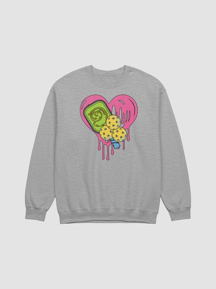 Heart Pickleball Melting Love Crewneck Sweatshirt product image (15)