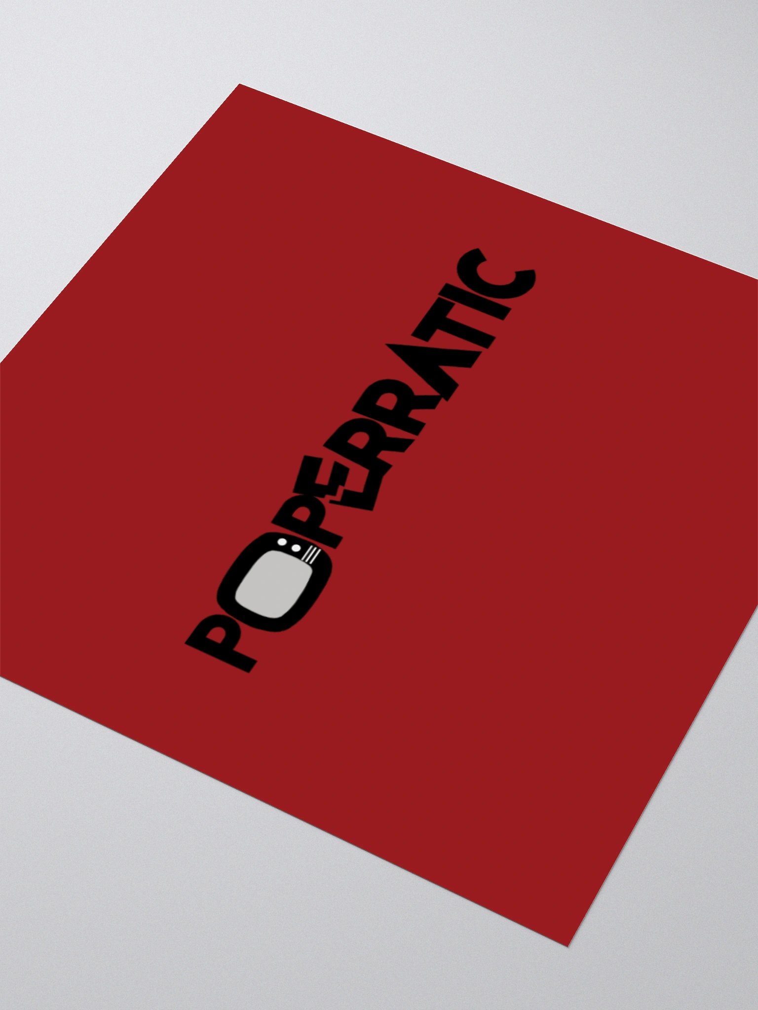 Poperratic - Logo Sticker product image (10)