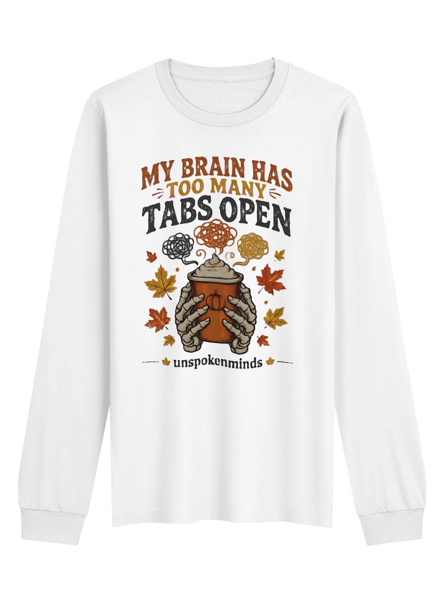 My Brain Has Too Many Tabs Open Long Sleeve Shirt product image (1)