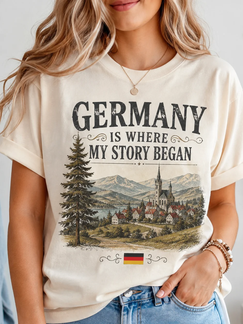 Germany Is Where My Story Began Vintage T-Shirt product image (1)