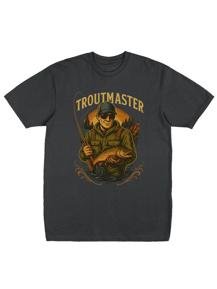 Trout Fishing T-Shirt – Troutmaster Trophy Trout Angler Tee for Fishermen product image (1)