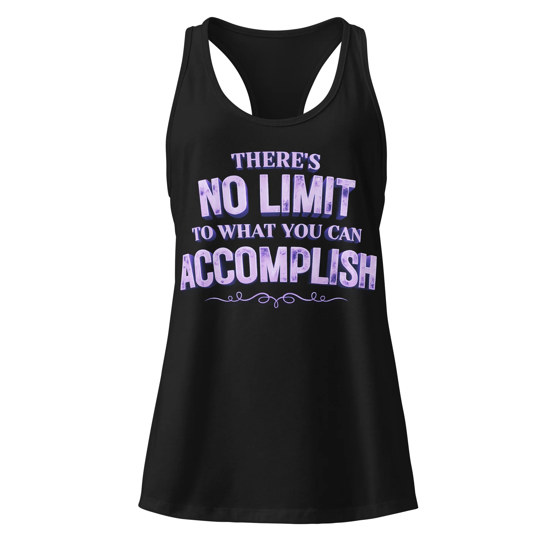 There's No Limit To What You Can Accomplish Racerback Tank Top product image (1)