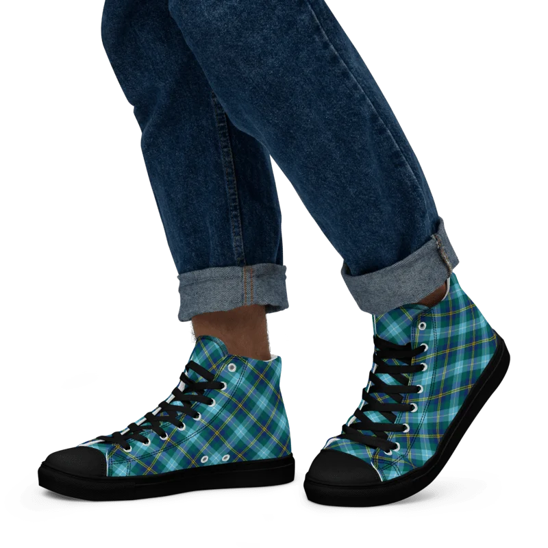 Porteous Tartan Men's High Top Shoes product image (5)