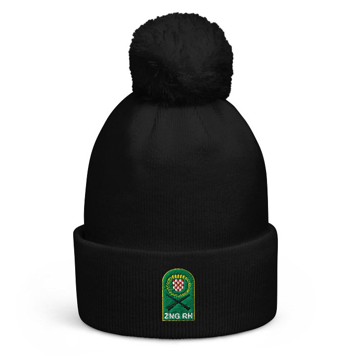 Patriotic Emblem Pom-Pom Beanie product image (1)