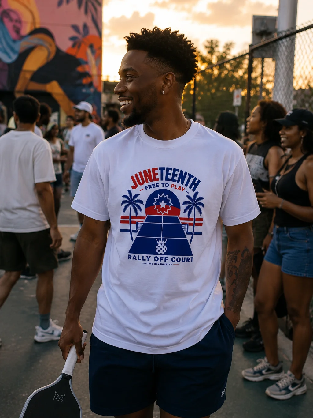 The Free to Play Tee — Loose Fit (FLAG) product image (2)