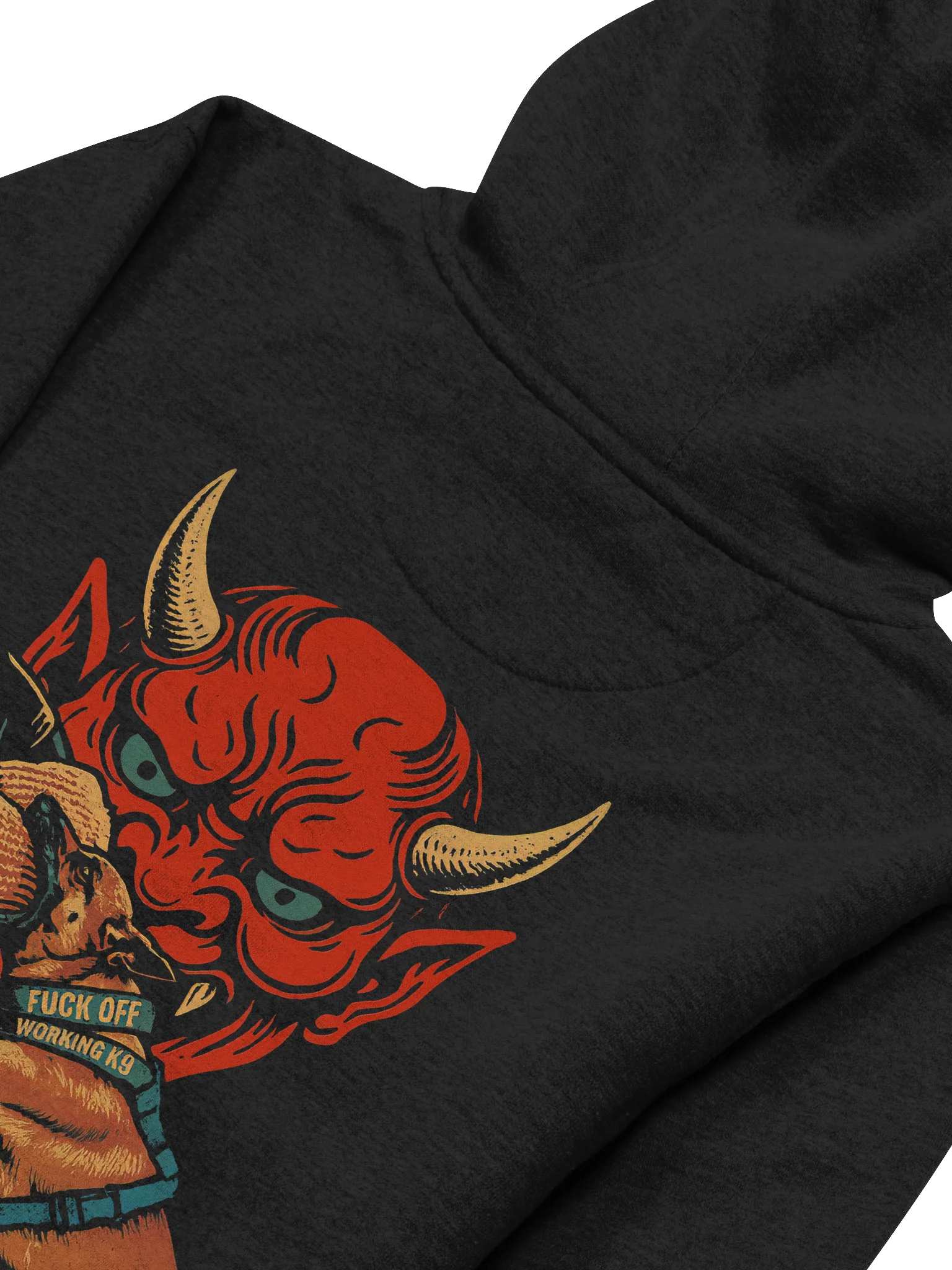 ONI (with sleeve text)- Premium Adult Unisex Hoodie **New Larger Image product image (2)