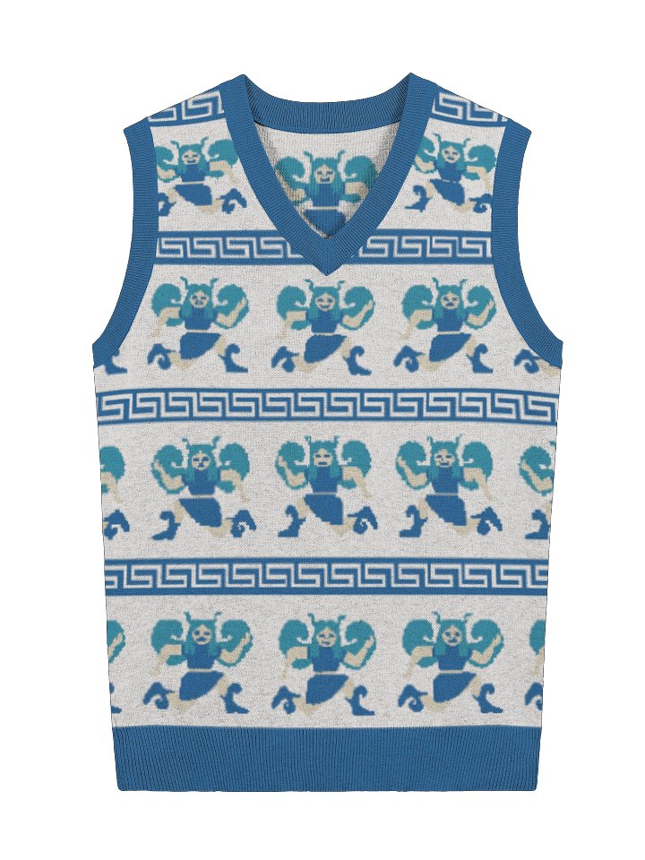 Gorgons sweater vest - china blue product image (1)