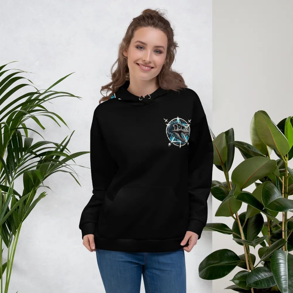 Rock Blue flame all over print hoodie product image (6)