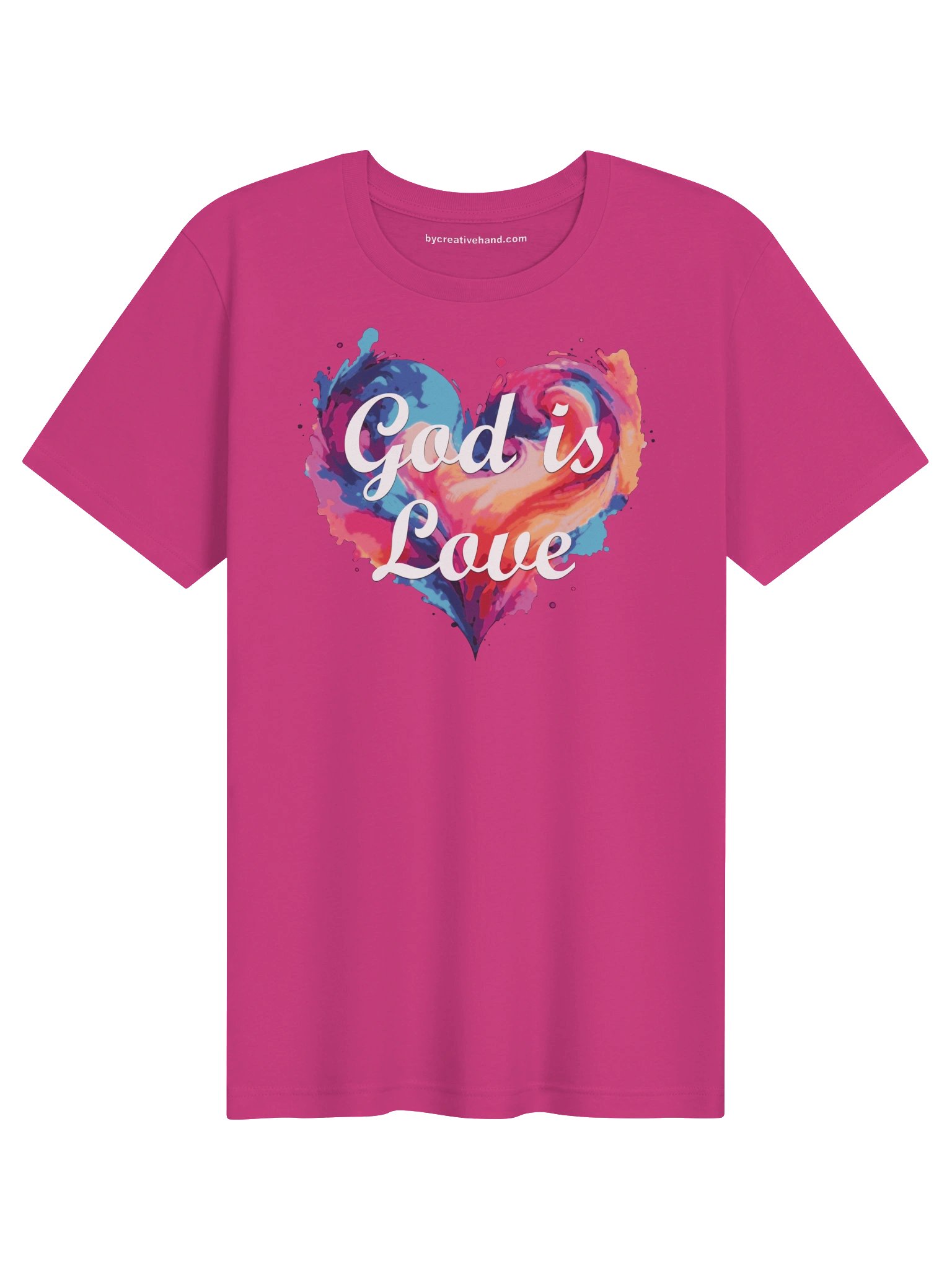 God is Love (Swirling Heart) T-Shirt product image (1)