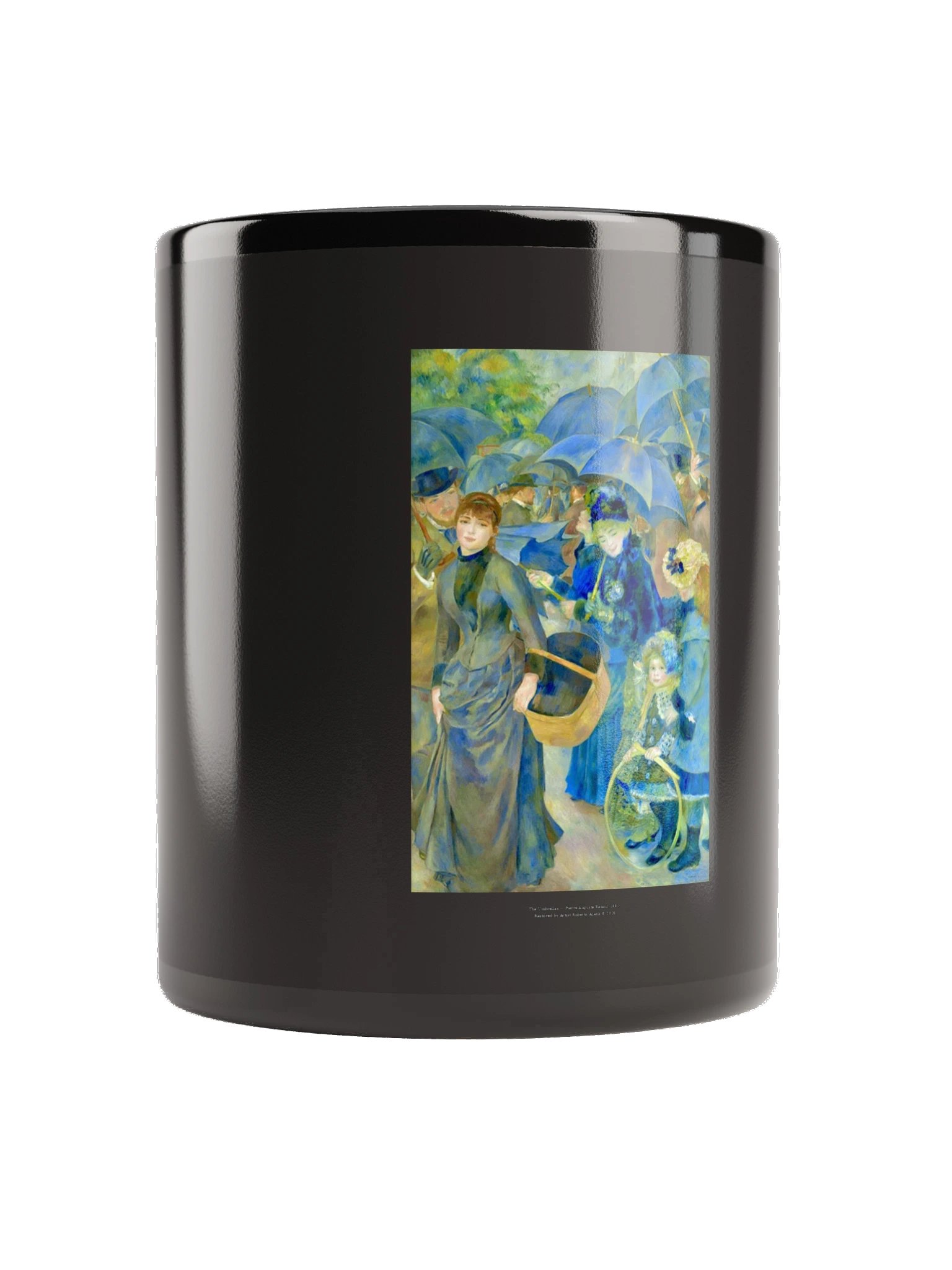 The Umbrellas — Black Mug product image (2)