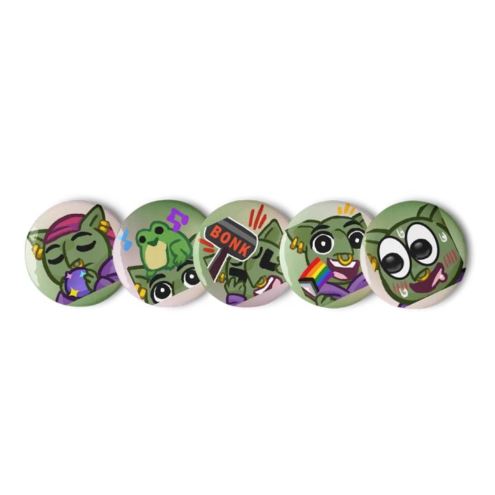 GoblinJuju Emote Pin Set product image (1)