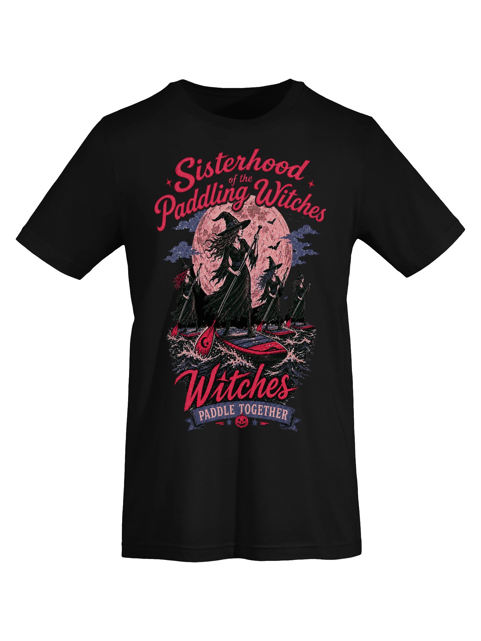 Sisterhood of the Paddling Witches Pink Tee product image (2)