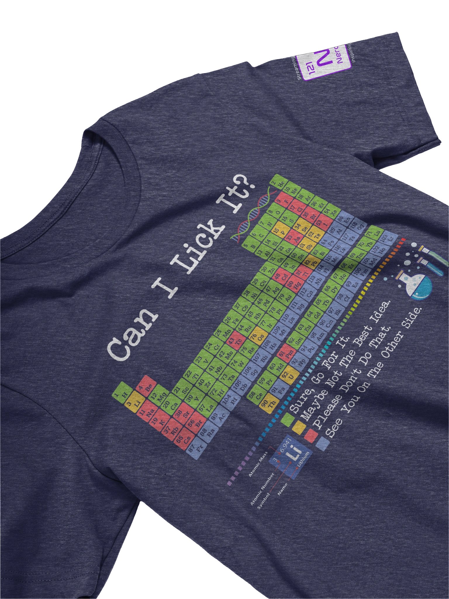 Can I Lick It? Ladies Tee - White Text product image (3)