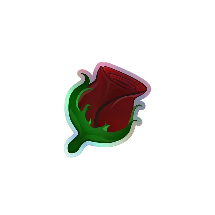 Rosebuds Logo Holo Sticker product image (1)