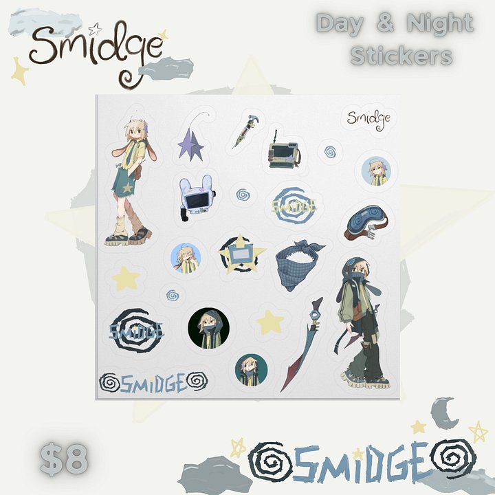 Day & Night Stickers product image (1)