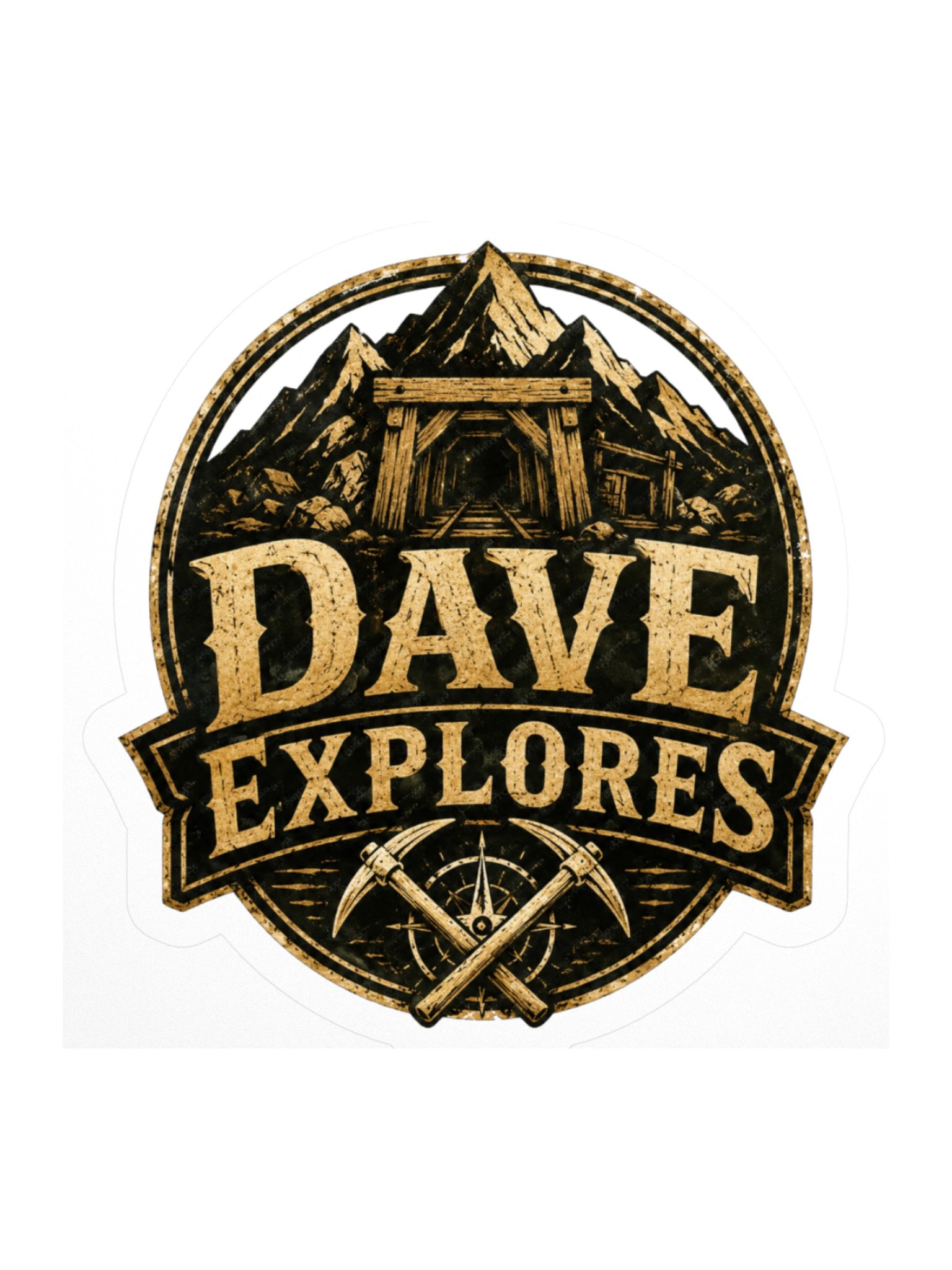 Dave Explores Logo Sticker product image (1)