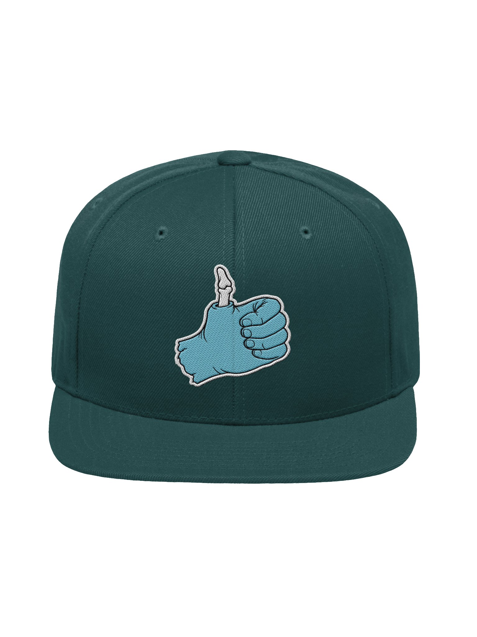 Bass Thumb Blue Thumbs-Up Snapback product image (3)