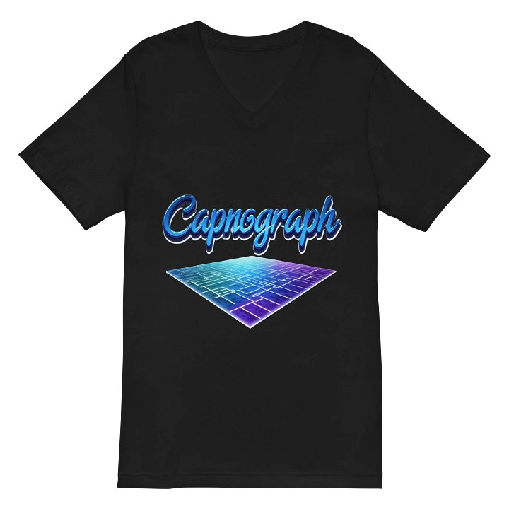 Gradient Capnograph V-Neck Tee product image (3)