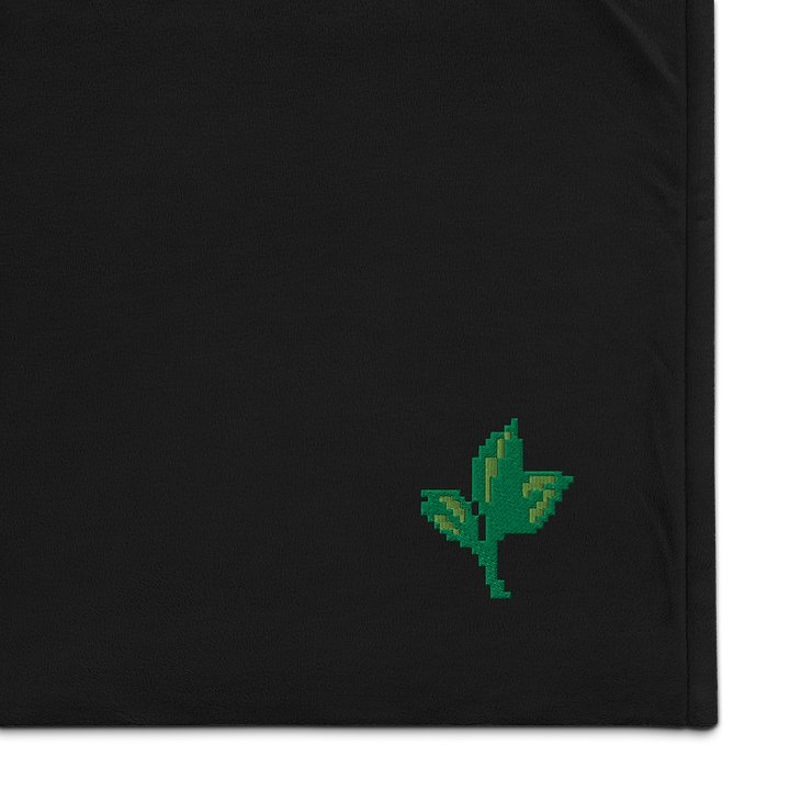 Embroidered Basil Blanket product image (1)