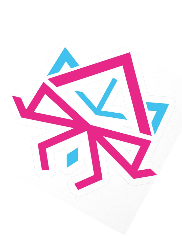 Arcadia Logo Sticker [Pink] product image (4)