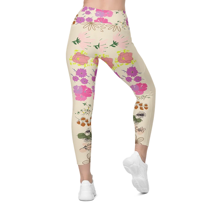 'PHILIUS' Floral Fusion Crossover Leggings product image (2)