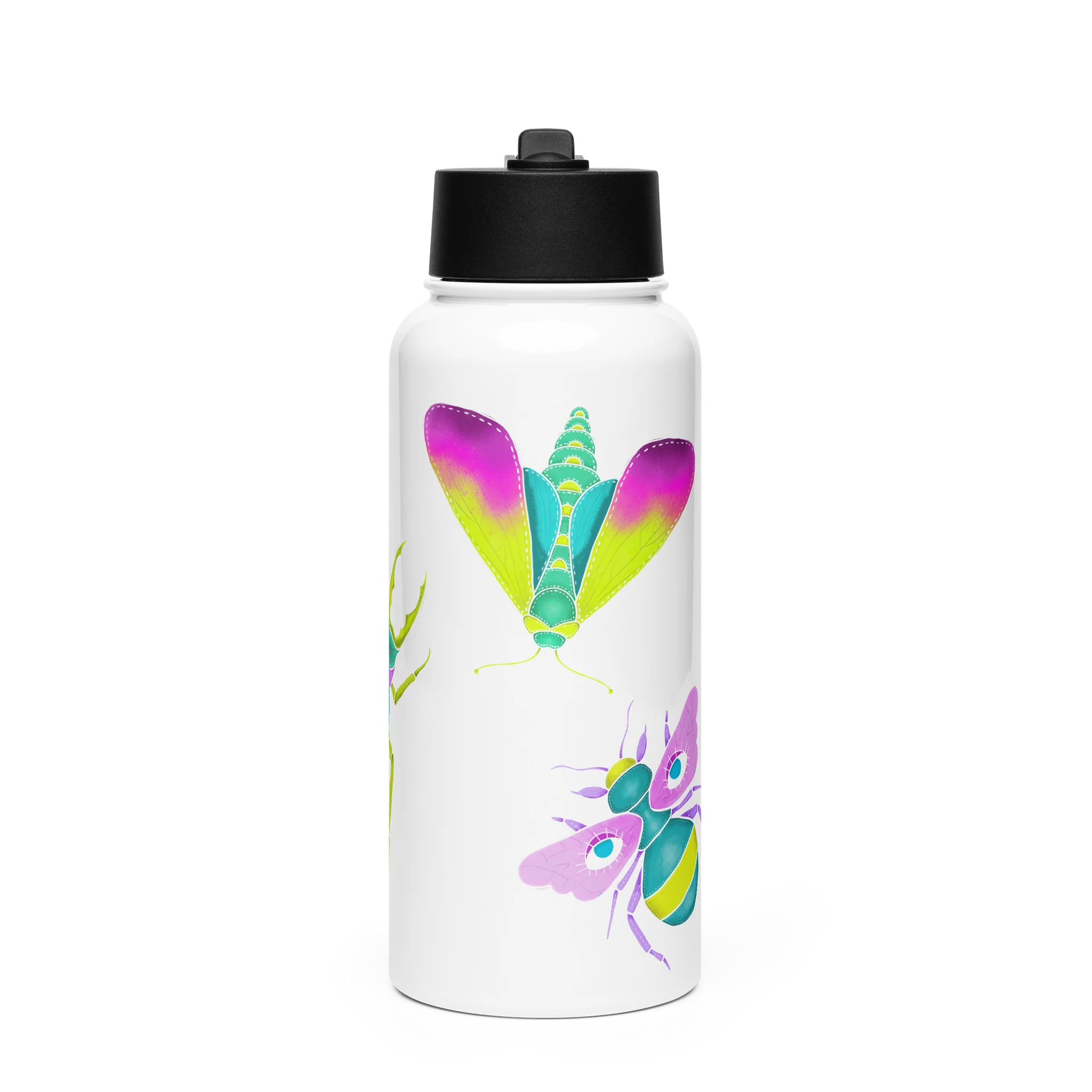 Neon Bugs - Water Bottle product image (1)