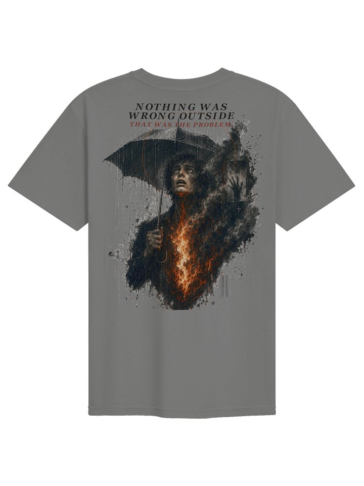 QTC — Nothing Was Wrong Outside Tee | Grey Series product image (1)