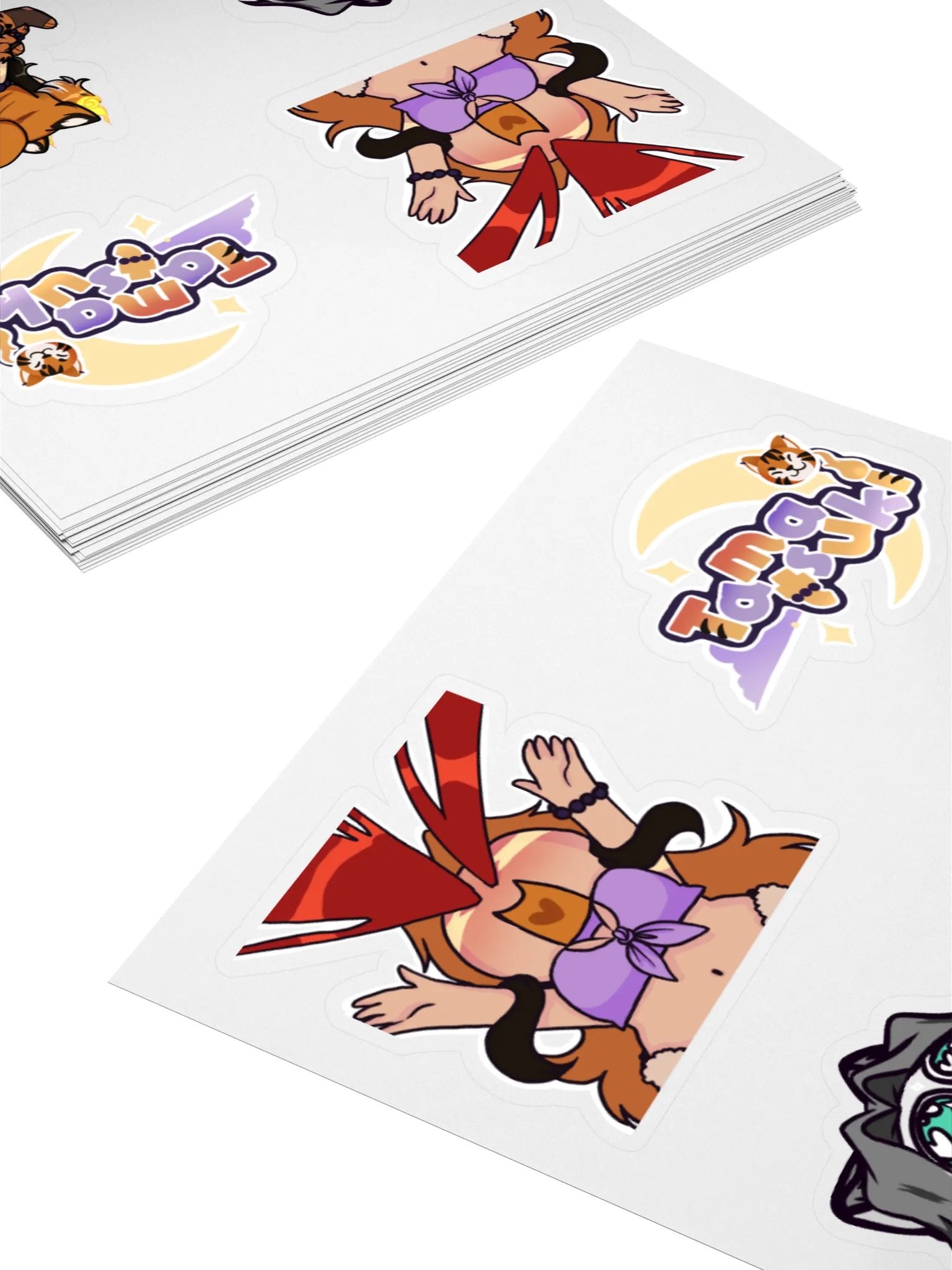 Chibi + Logo Sticker Sheet product image (12)
