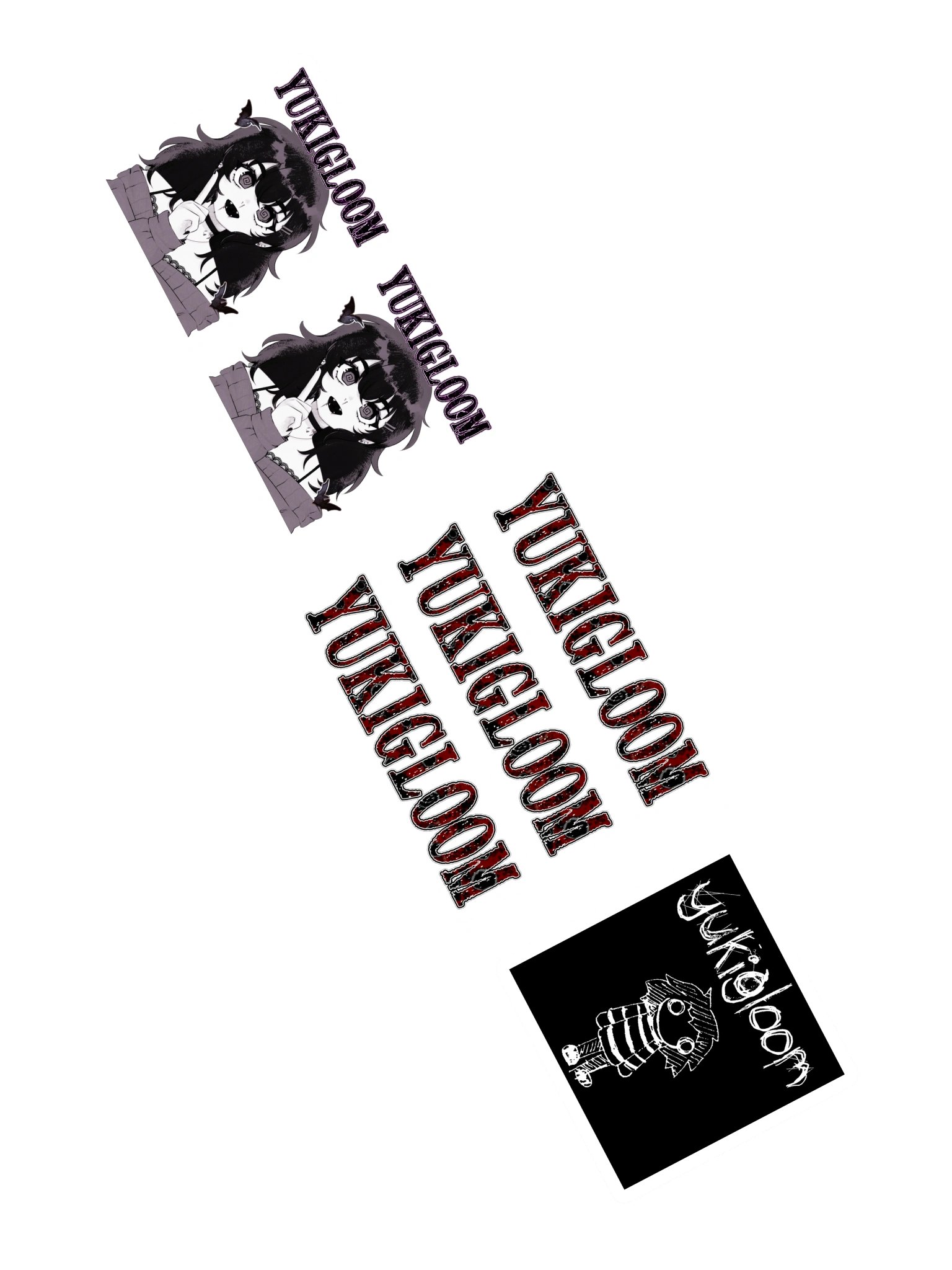 YUKIGLOOM STICKER SHEET product image (2)