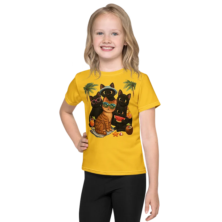 Cat brigade summer Kids T-Shirt product image (1)