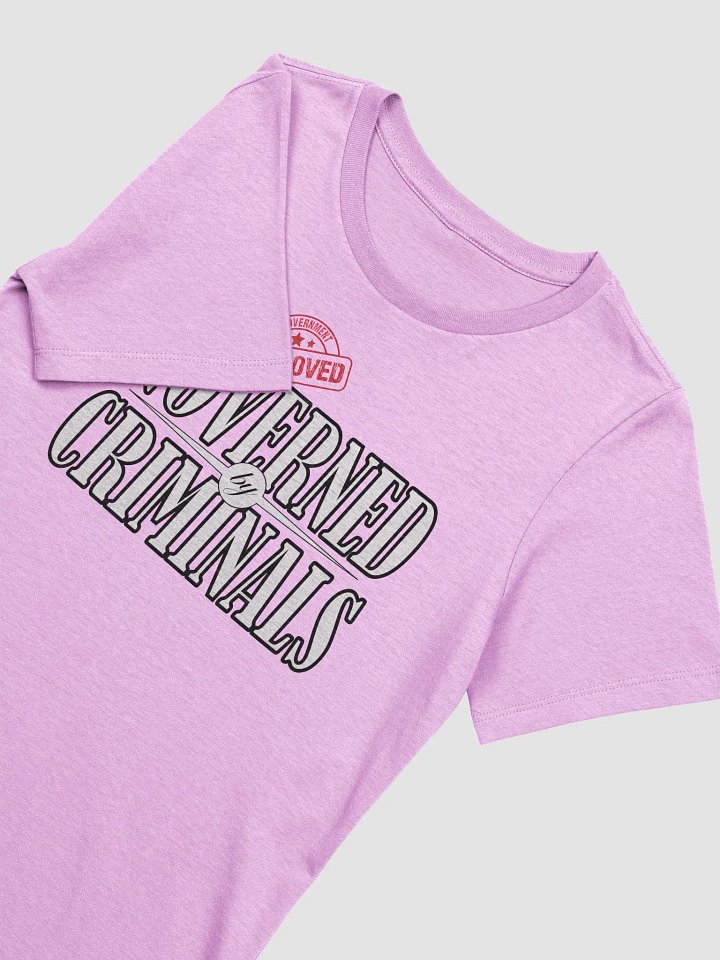 Governed By Criminals - UK Approved - Bella+Canvas Women's Supersoft Relaxed-fit T-Shirt product image (2)