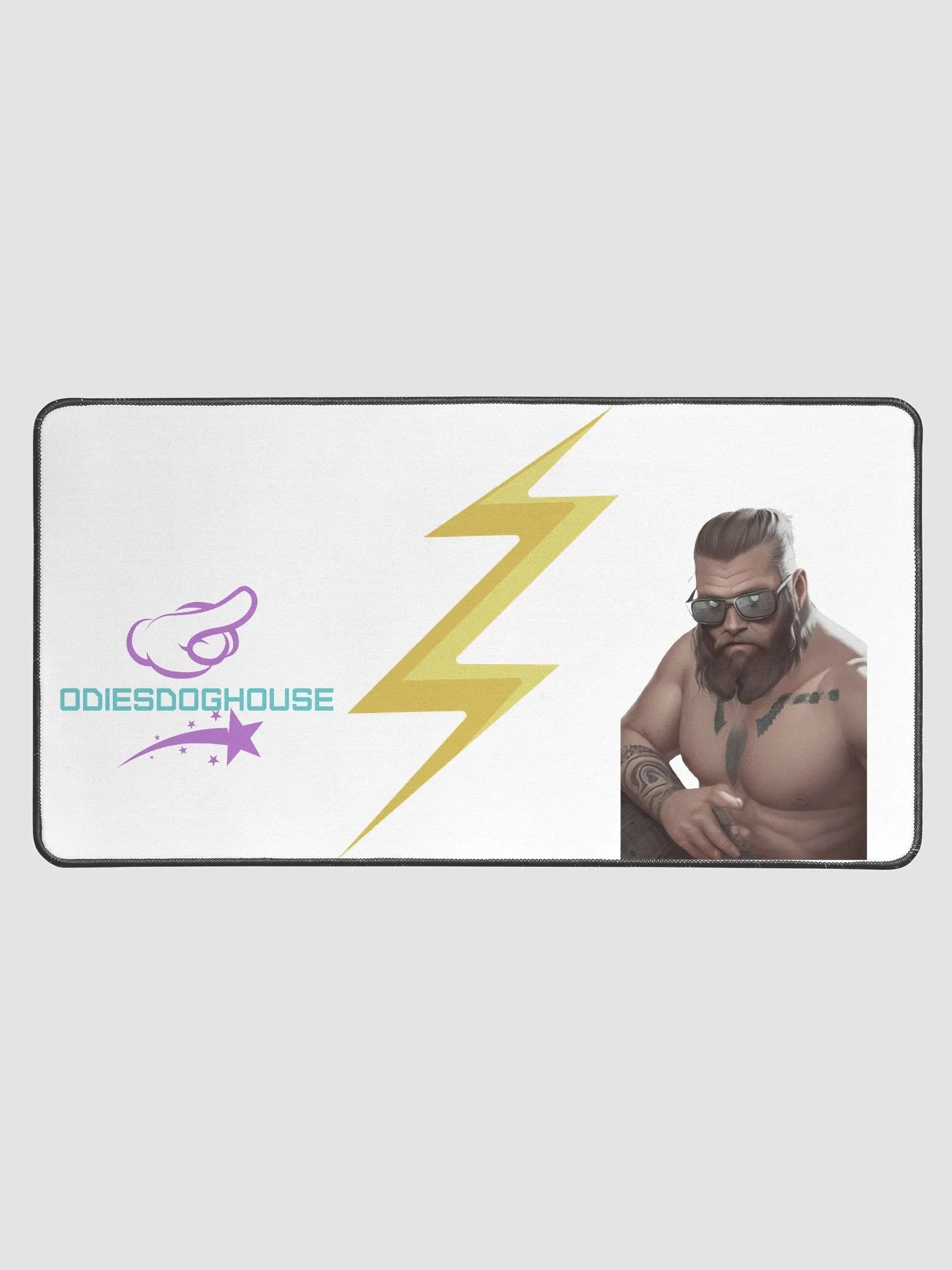 Knights of the Doghouse Collab Computer Mat product image (1)