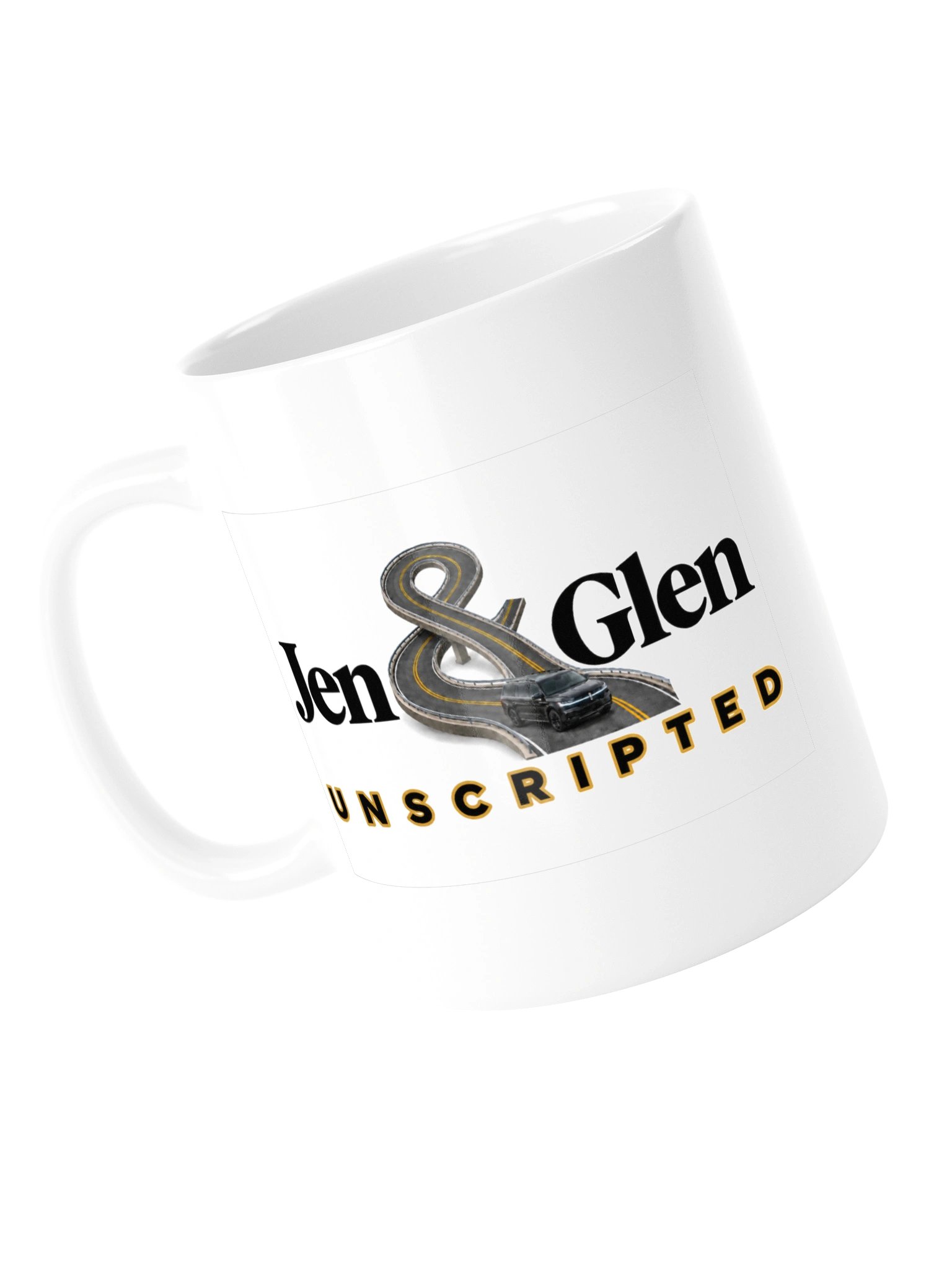 Jen & Glen Unscripted — Official Logo Mug product image (13)