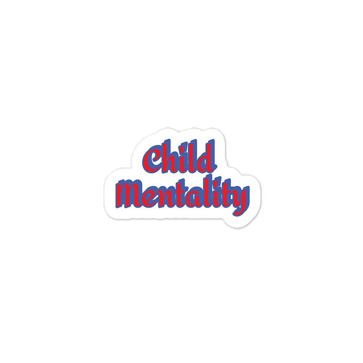 Child Mentality Meme Sticker product image (1)