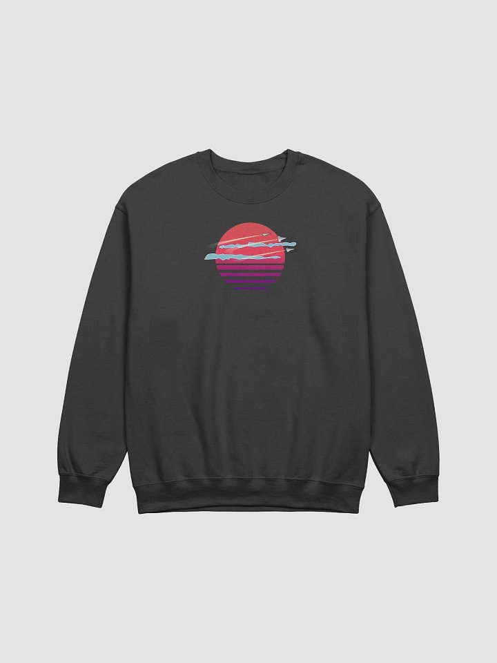 Retrowave Alien Sun Sweatshirt product image (1)
