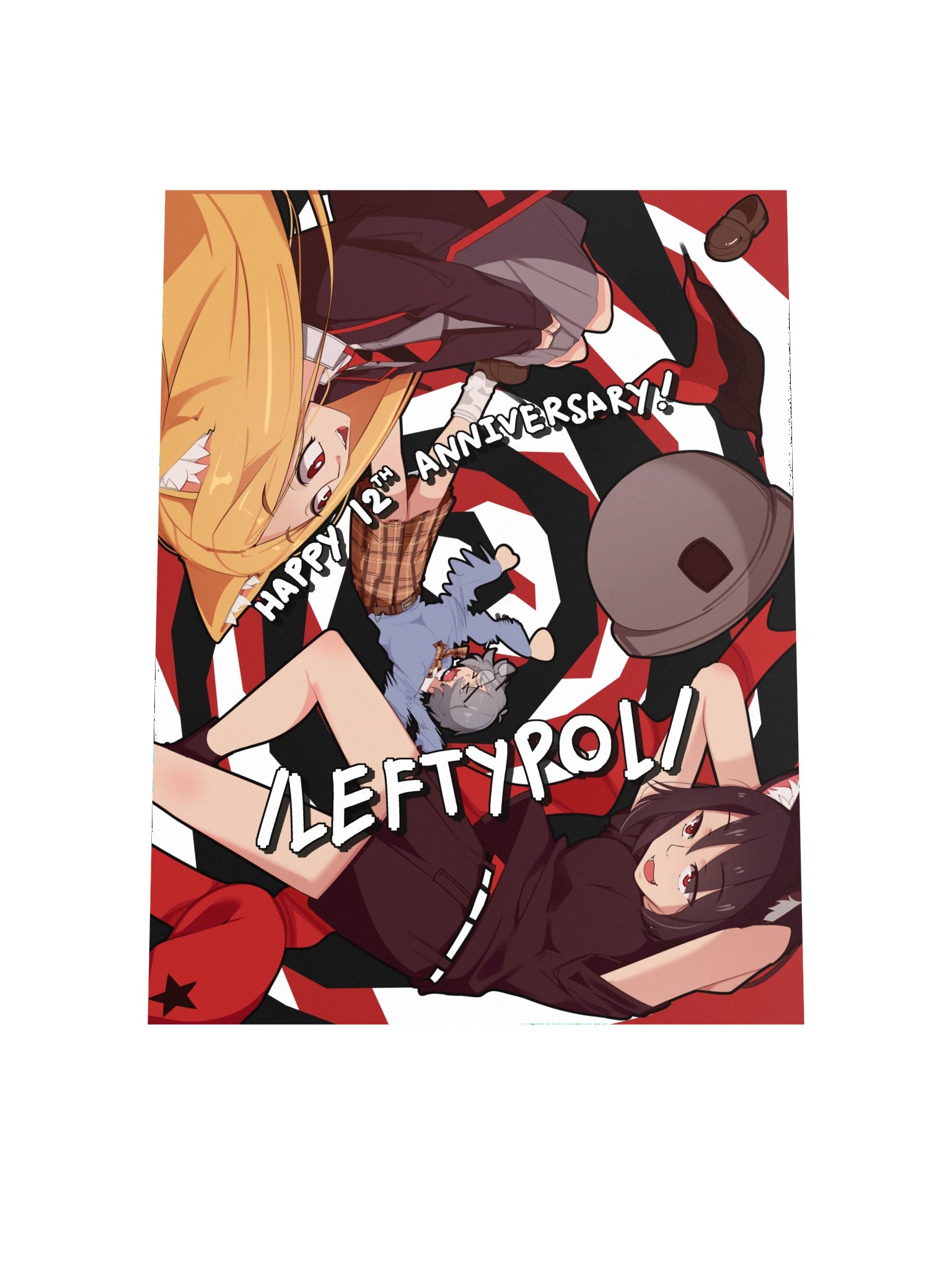 Alunya, Rodina & Katherine — "Happy 12th Anniversary, /leftypol/!" product image (4)